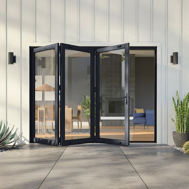96in x 80in Aluminum Bifold Door