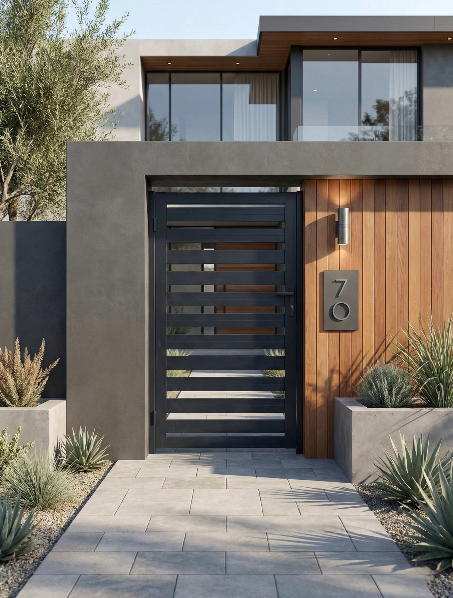 40" in. x 65" in. Aluminum Side Gate - Image 3