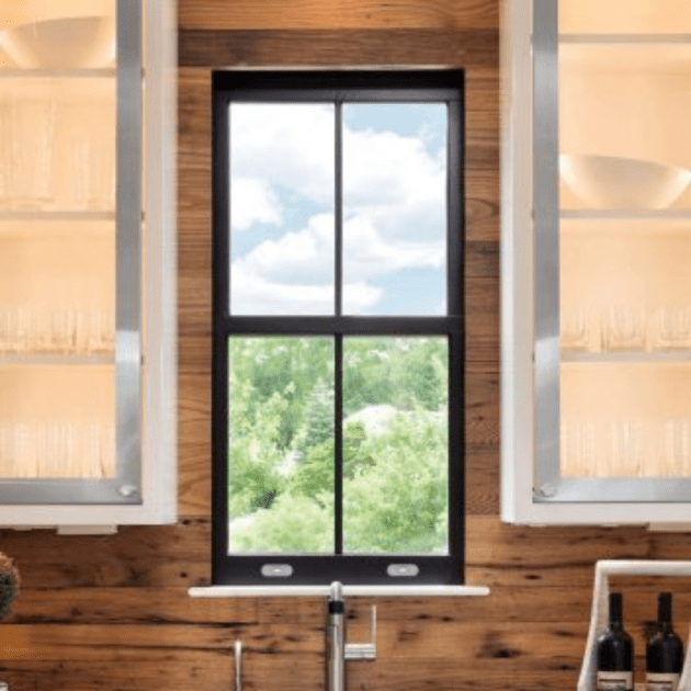 24in x 95in Aluminum Single Hung Window