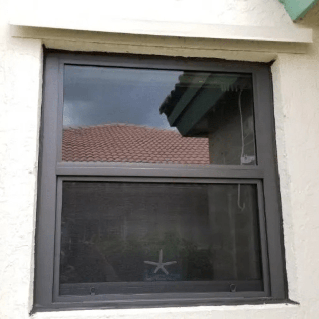 32in x 80in Aluminum Single Hung Window