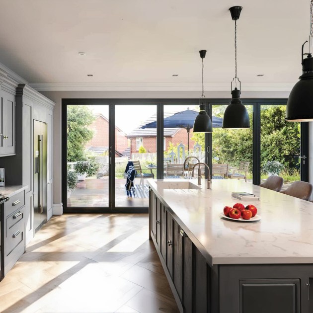 168in x 80in Aluminum Bifold Door