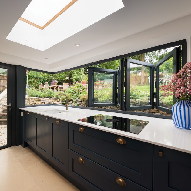 96in x 36in Aluminum Bifold Window