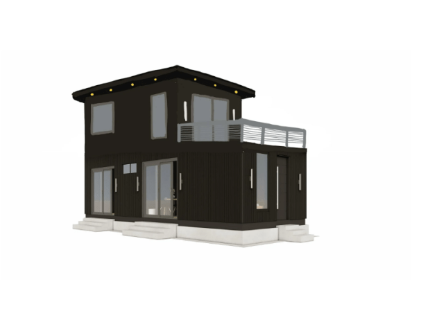 800SF Modern ADU – SIPS Paneling
