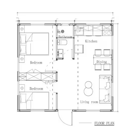 Modern bathroom with shower and toilet